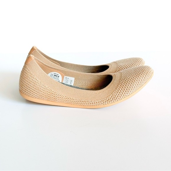 Allbirds Tree Breezers Flats Lux Beige Knit Ballet Shoes Women's size 5.5 - Picture 3 of 13
